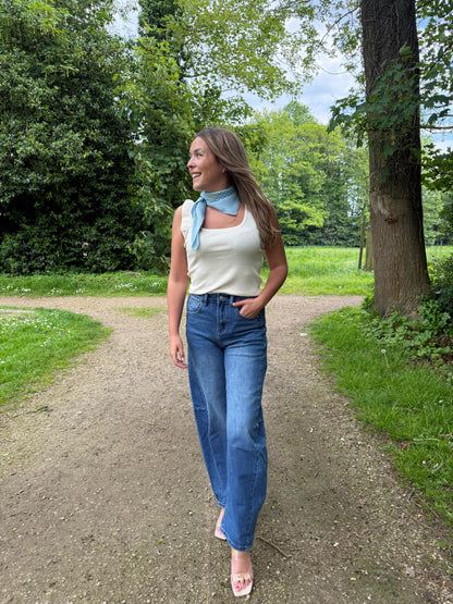 Blue balloon jeans