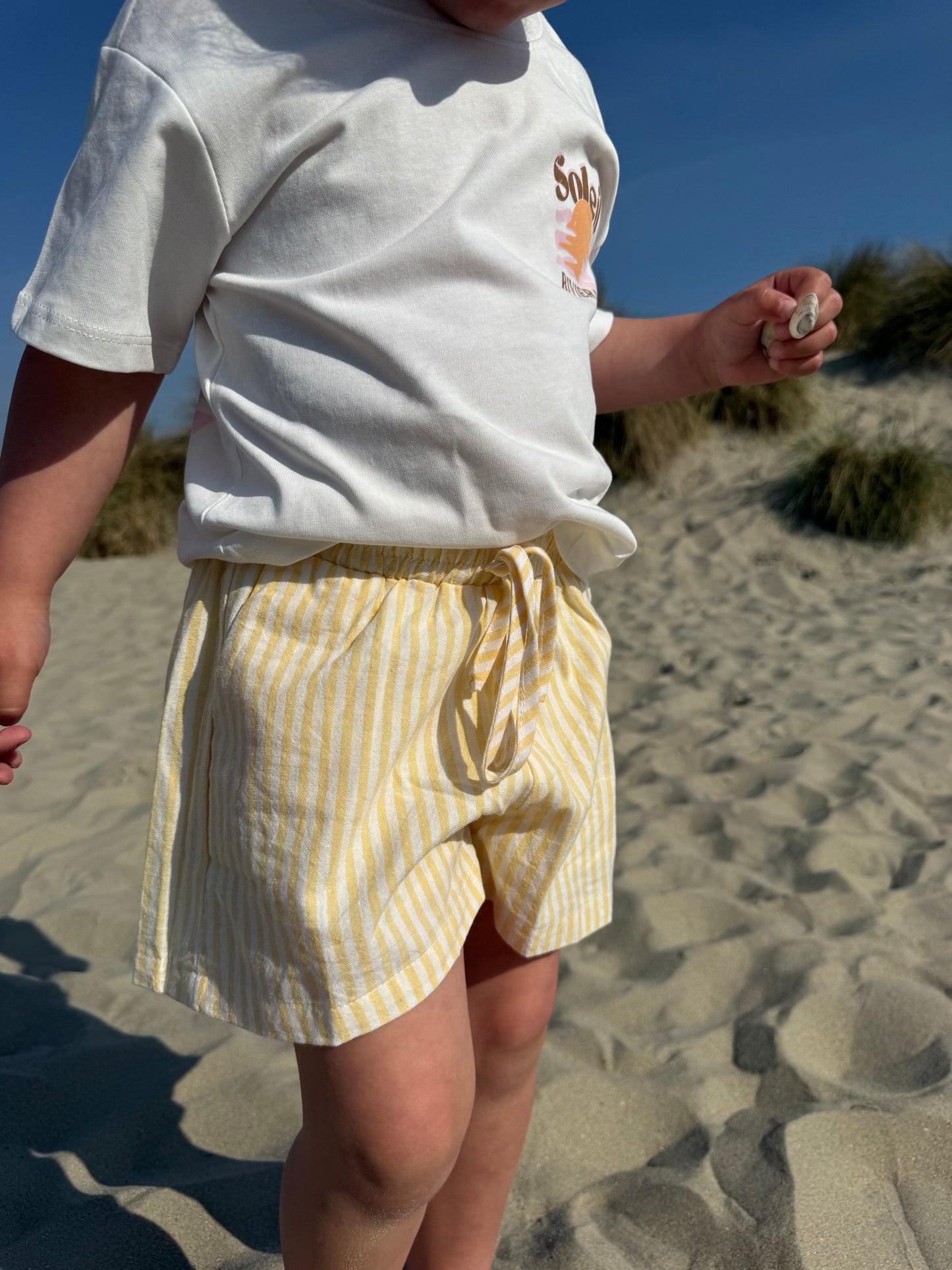 Sunny short geel kids