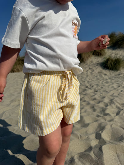 Sunny short geel kids