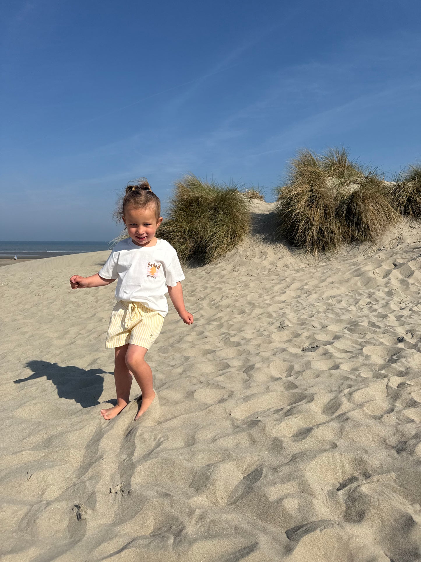 Sunny short geel kids