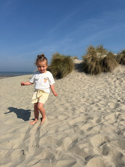 Sunny short geel kids