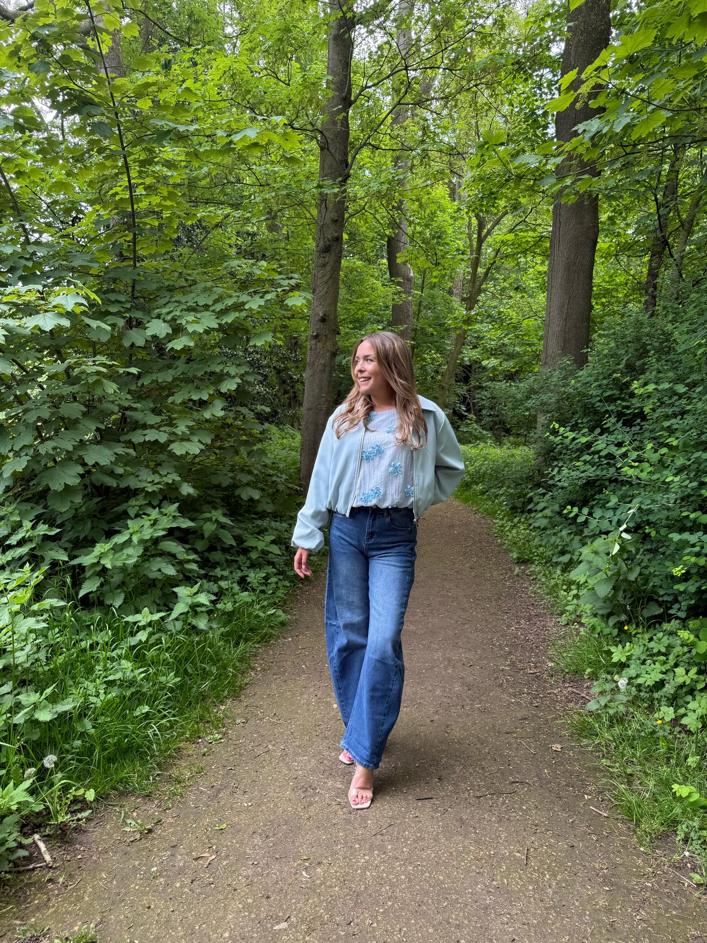 Blue balloon jeans