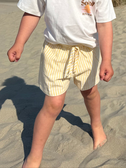 Sunny short geel kids