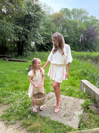 Daisy beige kleedje kids