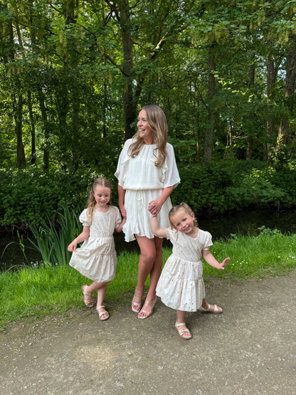 Daisy beige kleedje kids